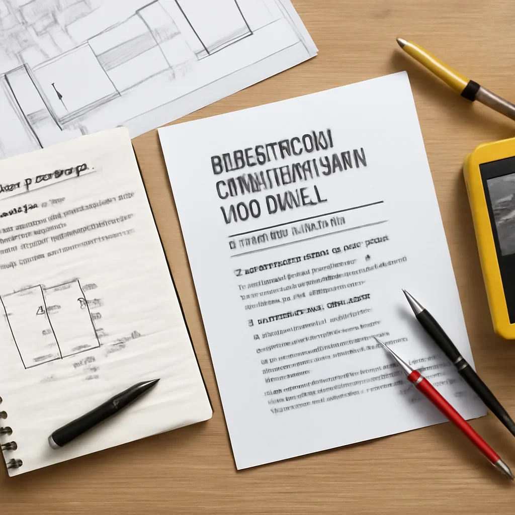 Planning notes and electrical details related to Electrical Permits in Victoria: A Homeowner Guide