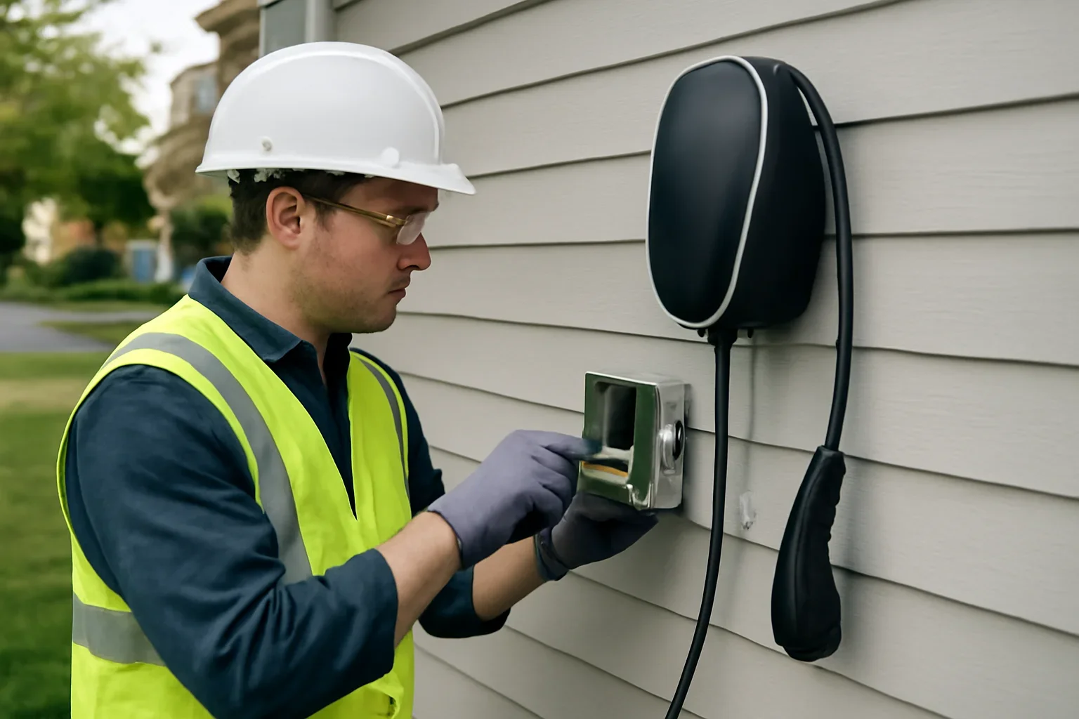 Editorial image illustrating EV Charger Installation Cost in Victoria