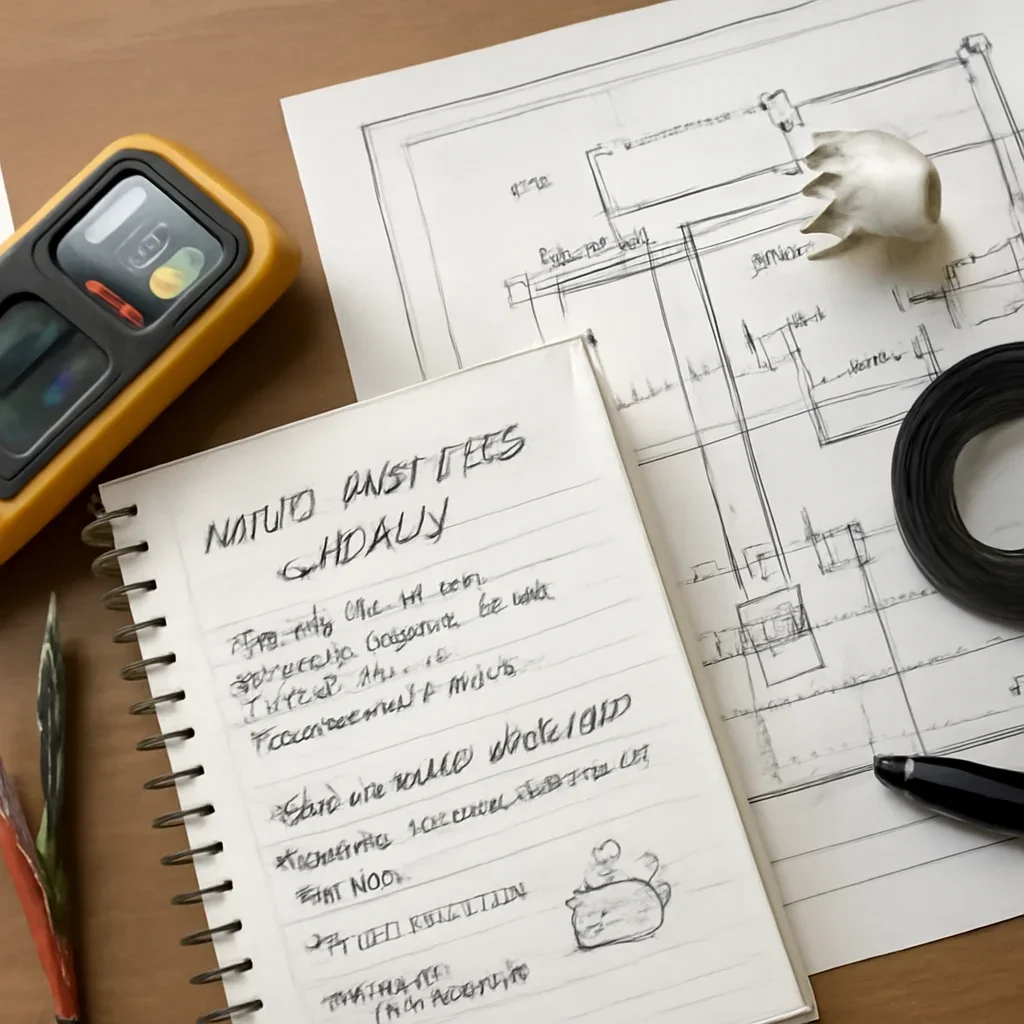 Planning notes and electrical details related to Knob-and-Tube Wiring in Victoria