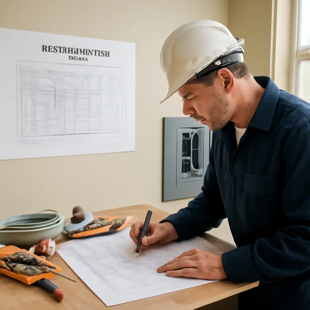 Planning the electrical route for hot tub wiring in Oak Bay
