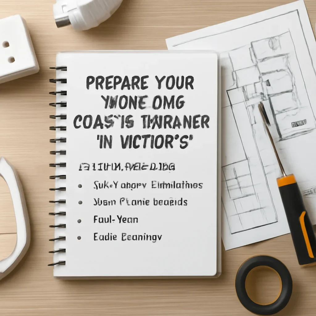Planning notes and electrical details related to Prepare Your Home for Coastal Weather in Victoria